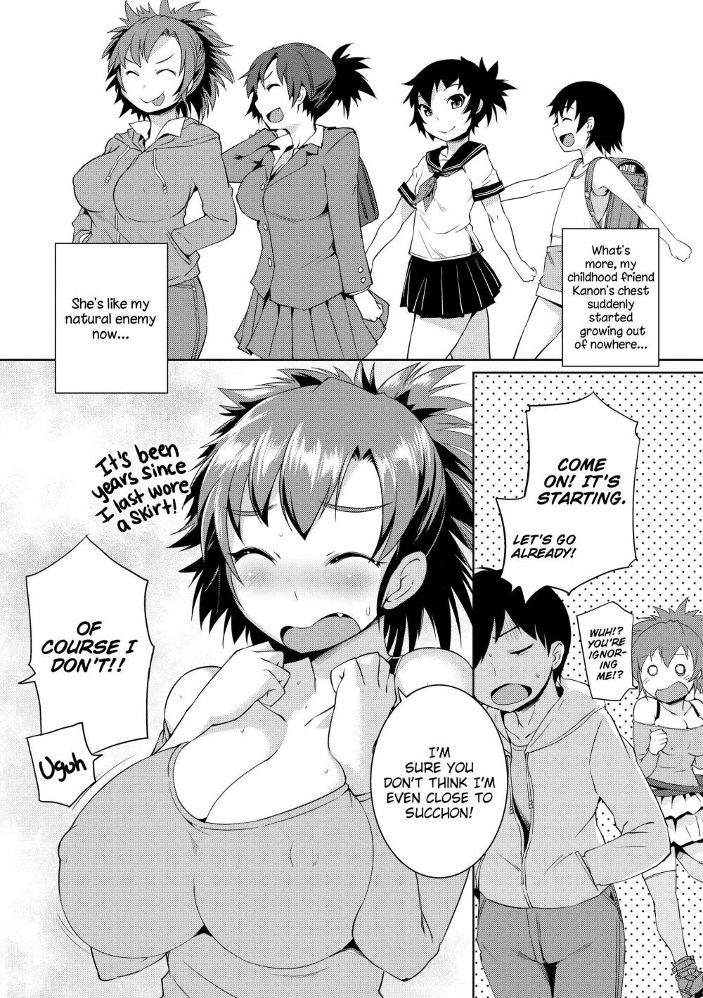 Hentai Manga Comic-Peachy-Butt Girls-Chapter 7 - childhood breast friend-4